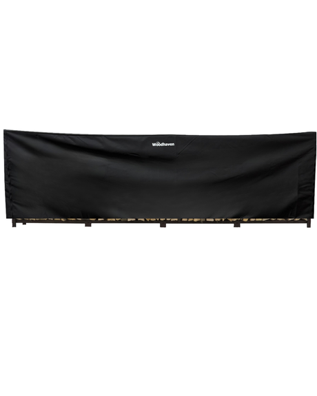 Full Firewood Rack Cover with Zipper   USA Made  Woodhaven