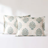 Sofia Flower Block Bouquet Cotton Comforter Set