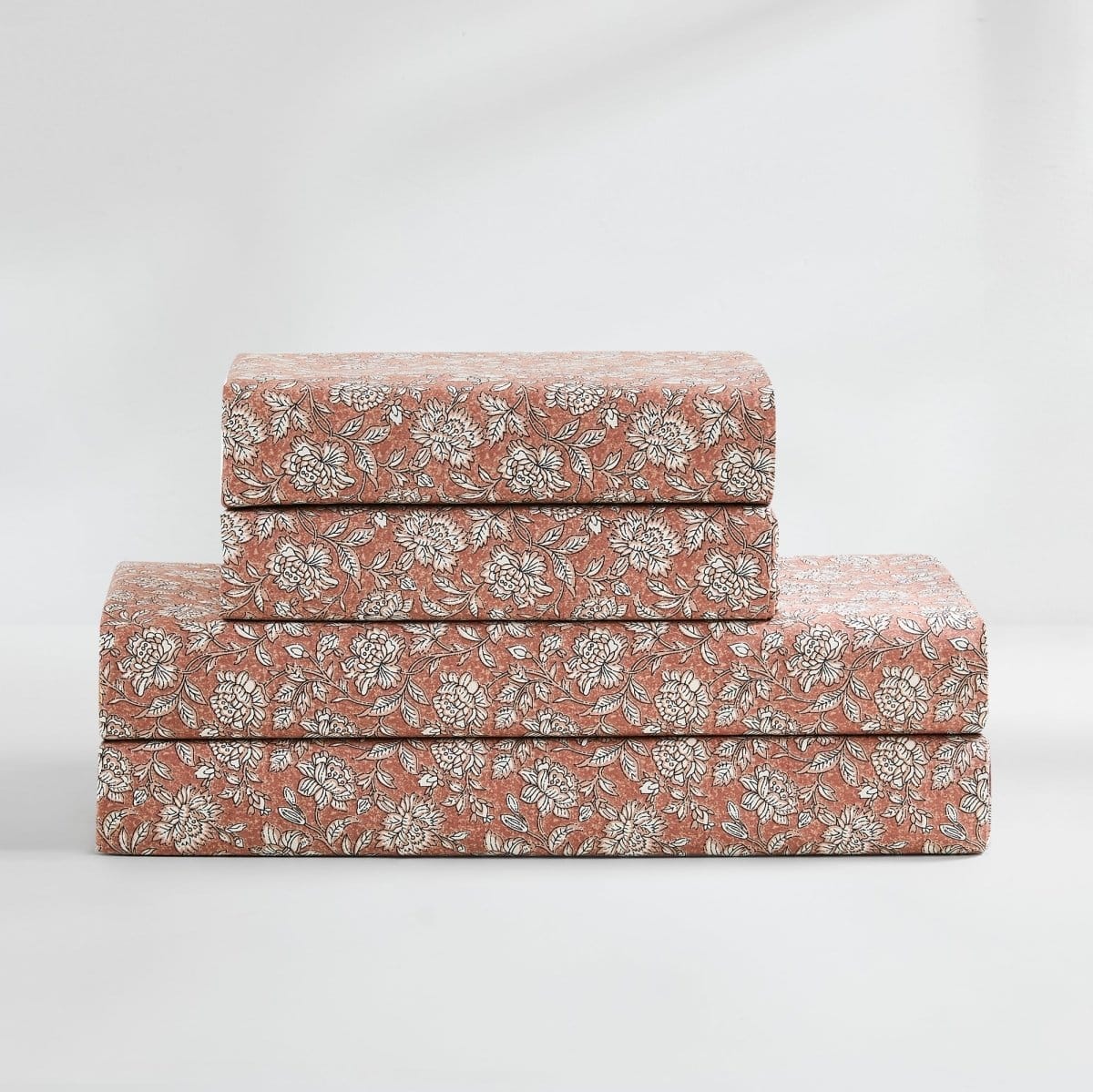 Zara Floral Block Cotton Sheet Set – Plow & Hearth