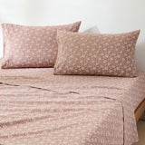 Zara Floral Block Cotton Sheet Set