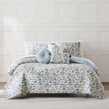 Lillian Block Print Reversible Quilt 6 Set