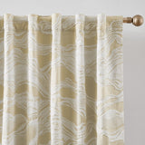 Cascade Wave Blackout Window Curtain Panels