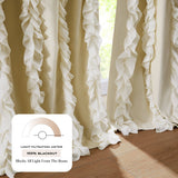 Verdant Path Velvet Blackout Window Curtain Panels