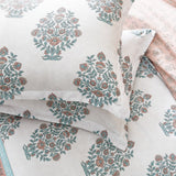 Sofia Flower Block Bouquet Comforter 5Pc Set