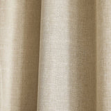 Meena Slub 100% Blackout Window Curtain Panels
