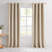 Meena Slub 100% Blackout Window Curtain Panels