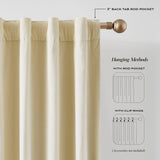 Terran Velvet Blackout Window Curtain Panels