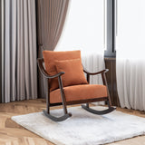 Mid Century Modern Accent Chairs Comfy Upholstered Glider Arm Chair