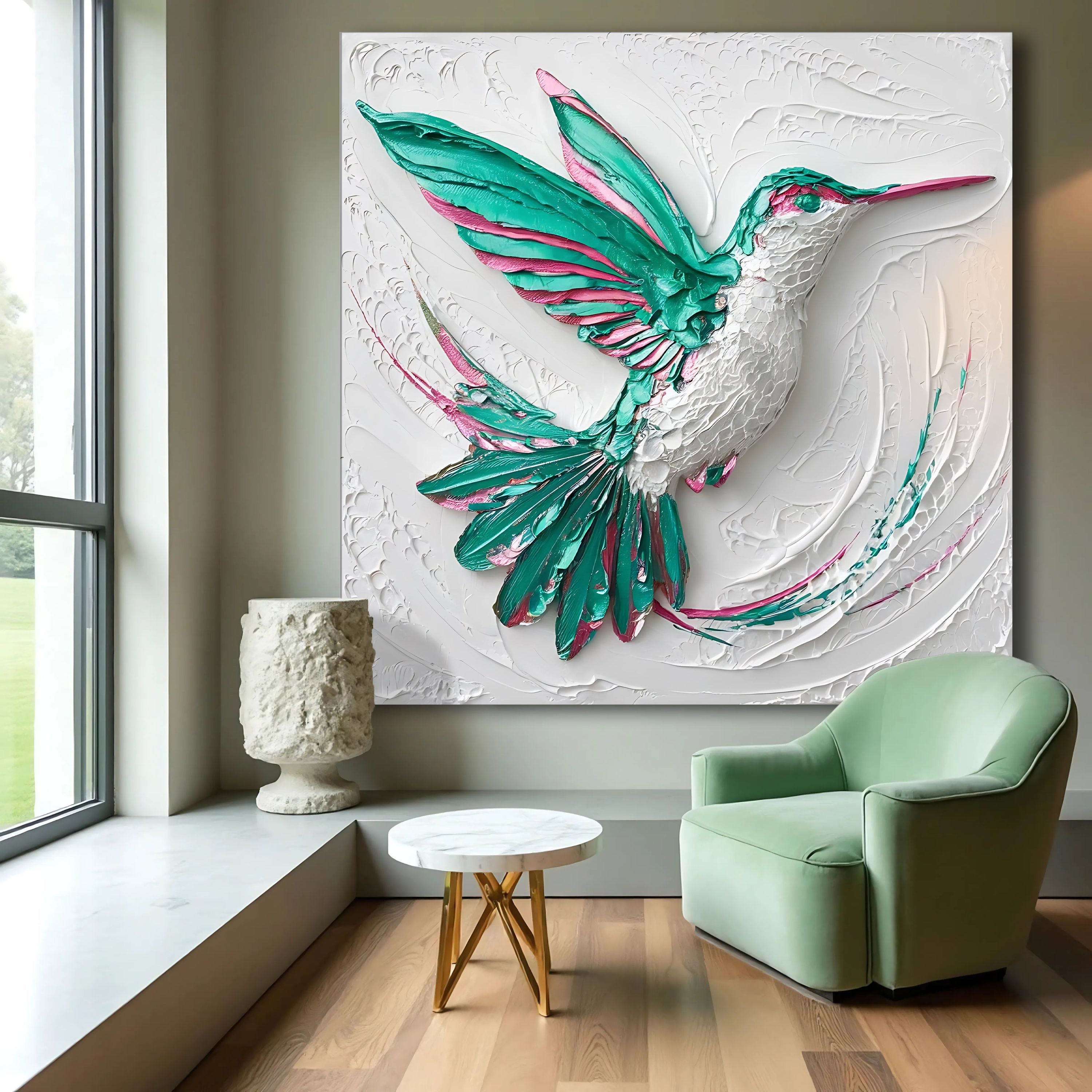 Tailored Canvases Hummingbird Wall Art