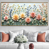 Garden Rhapsody Impasto Wall Art