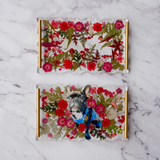 Holiday Floral Resin Serving Tray Kit