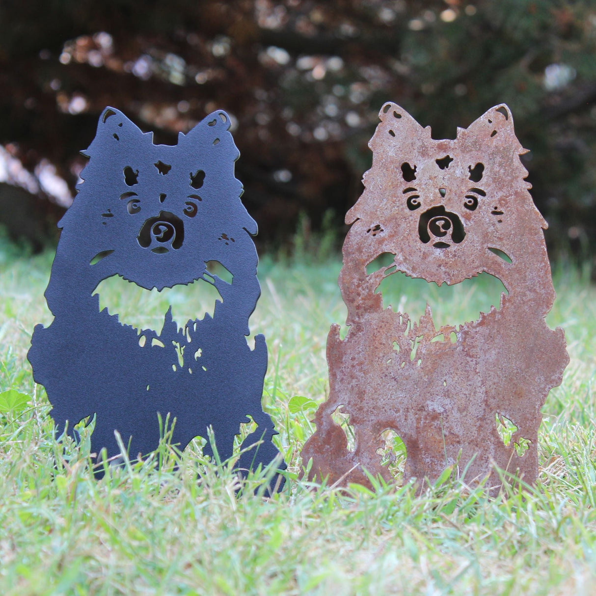 Pomeranian Garden Stake