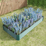 Rectangular Metal Raised Garden Bed