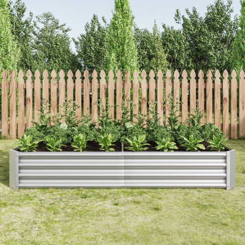 Rectangular Metal Raised Garden Bed