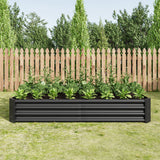 Rectangular Metal Raised Garden Bed