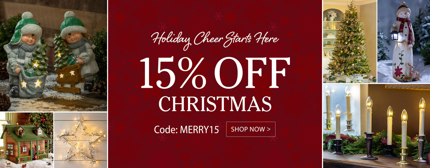 Holiday Cheer Starts Here 15% Off Christmas Code: MERRY15 Shop Now >