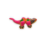 Vibrant Guerrero Gecko Figurine | Hand-Painted Mexican Folk Art