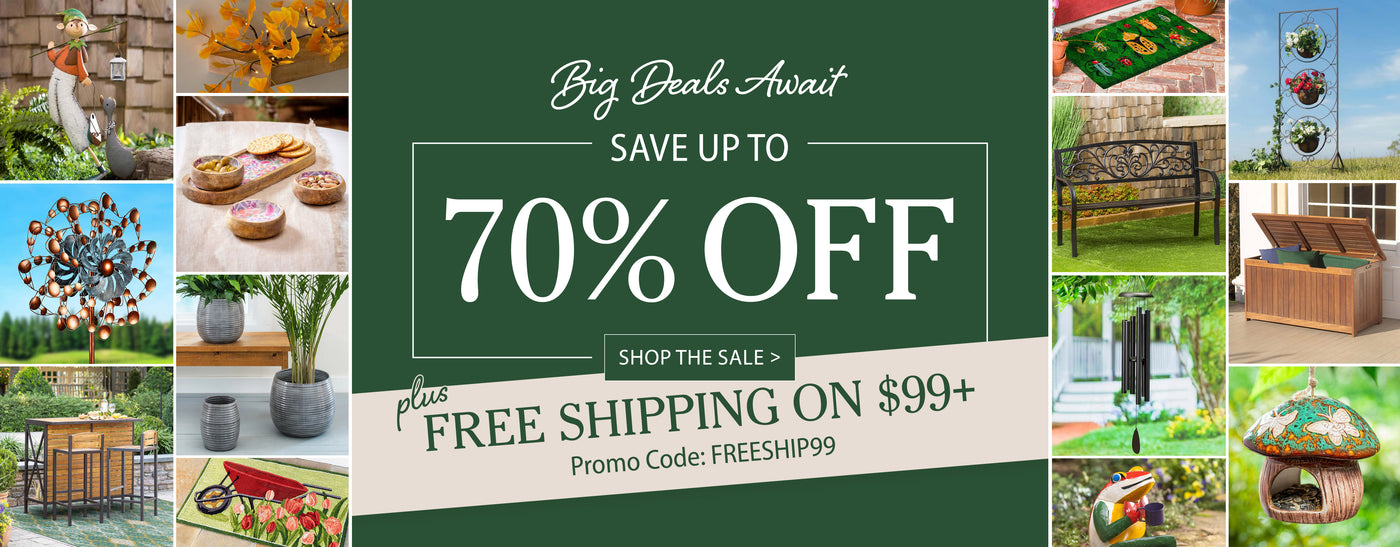 Big Deals Await Save Up to 70% Off Shop the Sale > plus Free Shipping on $99+ Promo Code: FREESHIP99