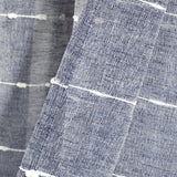 Farmhouse Textured Grommet Sheer Ultra Wide Window Curtain Panel