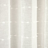 Farmhouse Textured Grommet Sheer Ultra Wide Window Curtain Panel