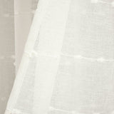 Farmhouse Textured Grommet Sheer Ultra Wide Window Curtain Panel