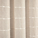 Farmhouse Textured Grommet Sheer Ultra Wide Window Curtain Panel