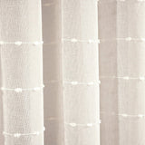 Farmhouse Textured Grommet Sheer Ultra Wide Window Curtain Panel