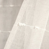 Farmhouse Textured Grommet Sheer Ultra Wide Window Curtain Panel