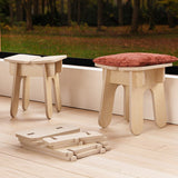 Burij Birch Stool