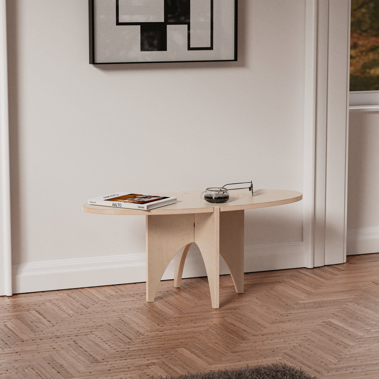 Yoyo Birch Accent Table
