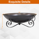 Heavy-Duty Metal Fire Pit Bowl