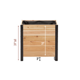 Square Cedar Planter Box