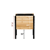 Cedar Raised Garden Bed, 18″W x 24″L
