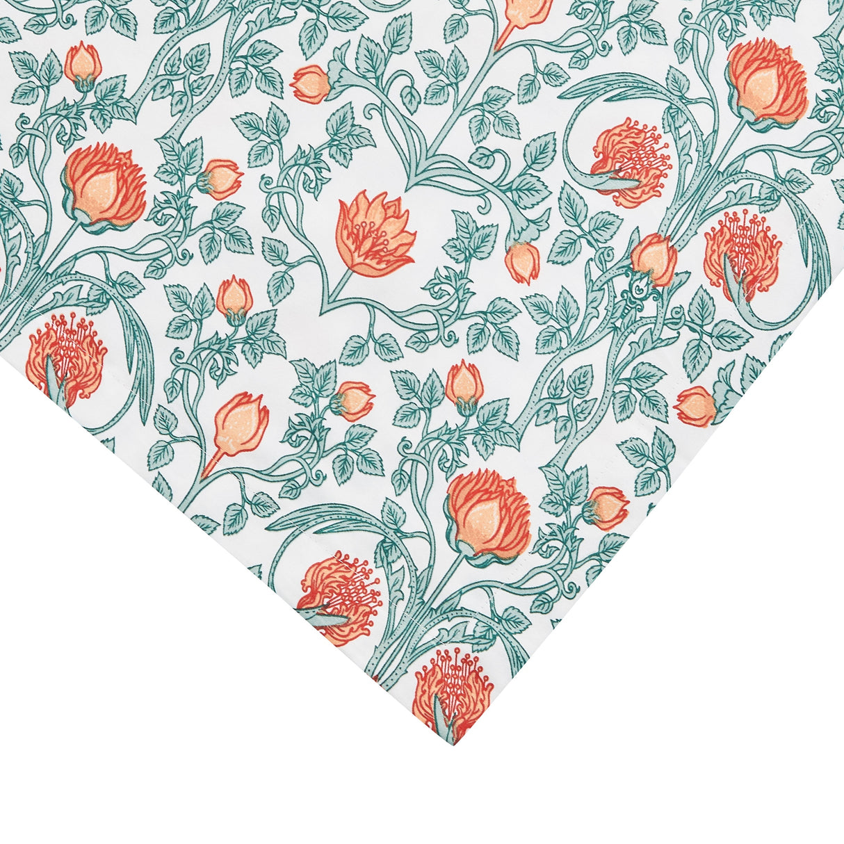 Arts & Crafts Floral Printed Duvet Set