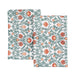 Arts & Crafts Floral Printed Pillowcase Pair