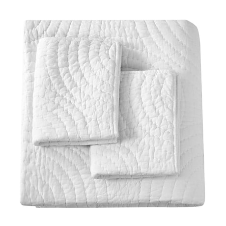 Halo Cotton Voile Hand Stitched Quilt Set