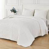 Halo Cotton Voile Hand Stitched Quilt Set