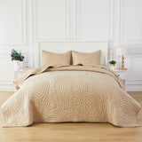 Halo Cotton Voile Hand Stitched Quilt Set