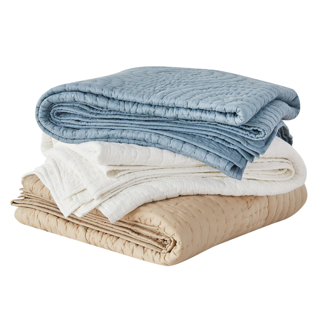 Halo Cotton Voile Hand Stitched Quilt Set