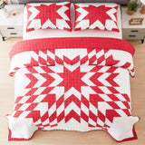 Star Patch Patchwork Cotton Quilt Set