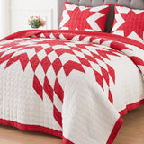 Star Patch Patchwork Cotton Quilt Set