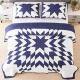 Star Patch Patchwork Cotton Quilt Set