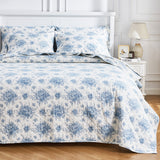 Petit Toile Cotton Flannel Quilt Set