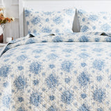 Petit Toile Cotton Flannel Quilt Set