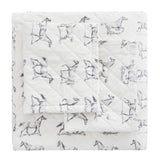 Horses Cotton Flannel Quilt Set