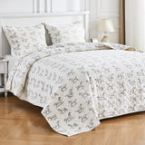 Horses Cotton Flannel Quilt Set