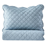 Diamond Scallop Cotton Voile Hand Stitched Quilt Set