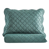 Diamond Scallop Cotton Voile Hand Stitched Quilt Set