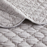 Diamond Scallop Cotton Voile Hand Stitched Quilt Set
