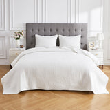 Dancing Triangles Stonewashed Cotton Quilt Set